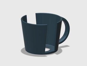 paper cup holder other coffee coffee cup 3d print model - Mito3D