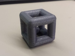 arrondie cube chose 3d de l'impression les tests openscad 3d print model - Mito3D