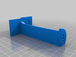 my customized flashforge filament spool holder parametric 3d printer accessories 3d print model - Mito3D