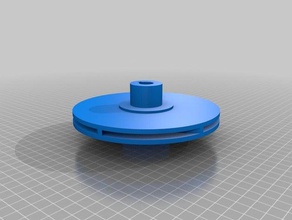 impeller machine tools mechanical 3d print model - Mito3D