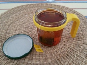 mug avec pot de confiture les conteneurs 2e vie jar 3d print model - Mito3D