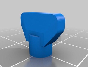 meu personalizados finger-friendly snap-on hex soquete aka parafuso de orelhas mão ferramentas 3d print model - Mito3D