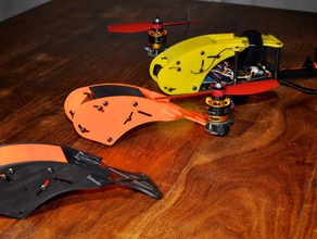 özel gölgelik rcexplorer v3 mini tricopter araç 3d print model - Mito3D