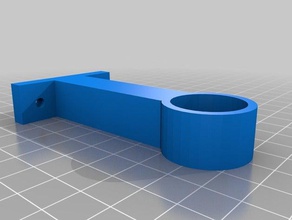 supporto tringle versare cartello asta armadio casa 3d print model - Mito3D