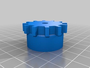 12 tooth pulley 3d printer parts customized 3d print model - Mito3D