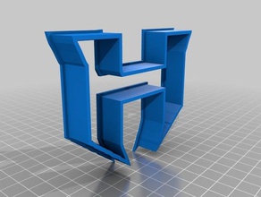 hammonton blue devils cookie cutter kitchen dining cookiecutter cookies hhs marching band 3d print model - Mito3D
