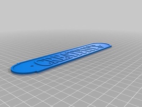 la placa creatphys v1 decoración personalizado 3d print model - Mito3D