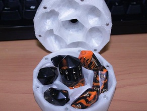 pylon container crystalbarrel dice-box containers 3d print model - Mito3D
