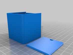 boîte de 5x5x5 v1 les conteneurs personnalisé 3d print model - Mito3D