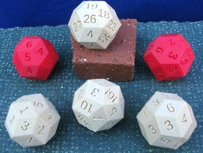 versatile dice openscad 3d print model - Mito3D