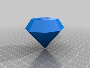 el diamante 3d impresión 3d print model - Mito3D
