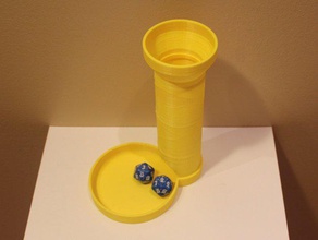 modulaire dice tower bordspel bordspellen kasteel gaming dobbelstenen kolonisten van catan 3d print model - Mito3D