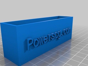 web addressedbusiness card holder office customized 3d print model - Mito3D