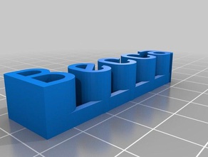 becca sculture personalizzato 3d print model - Mito3D