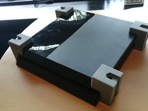 deli playstation 4-kilit elektronik Halk Kütüphanesi güvenlik 3d print model - Mito3D