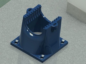 conducto del ventilador 25x25mm disipador de calor 3d la impresora partes 40mm fan los conductos montaje 3d print model - Mito3D