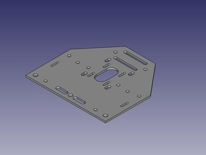 shapeoko 25 motor plate 3d printing cnc printed 3d print model - Mito3D