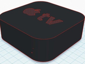 new apple tv 4 model models 3d 3d print model - Mito3D