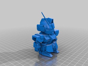 o-sd 005 gat-02l2 dagger model robots anime gundam seed mech mecha kit sd gunpla 3d print model - Mito3D