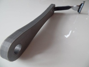 harrys rasiererhalter f&uumlr gillette sensor3 la salle de bains badezimmer rasoir verlngerer 3d print model - Mito3D