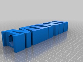 minh i segni loghi personalizzato 3d print model - Mito3D