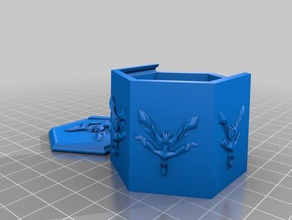 irisbox kaplar çiçek kutusu mücevher robertus keers rotterdam 3d print model - Mito3D