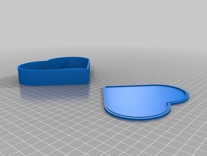 yeni&acutes kalp kutu şeklinde 3d baskı özelleştirilmiş 3d print model - Mito3D