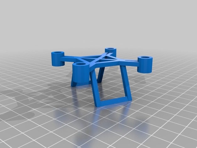 syma x12 telaio v2 3d la stampa nano quadcopter frame gambe rc 3D print model - Mito3D