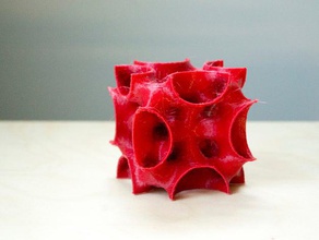batwing cubo matemática arte 3d print model - Mito3D