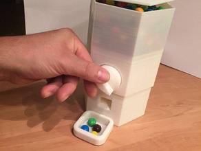 geen extra-candy dispenser v2 keuken dineren container mms speelgoed 3d print model - Mito3D