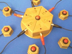 quiz buzzer buttons dice function games arduino nano 3d print model - Mito3D