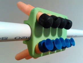 sarbacane munitions titulaire les jouets jeux coup de pistolet nerf nerfgun la pipe le pvc jouet arme 3d print model - Mito3D