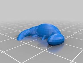 slapen dinosaurus de andere schattig dier 3d print model - Mito3D