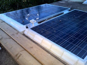 panel solar de montaje motorhomecaravan automotriz 3d print model - Mito3D