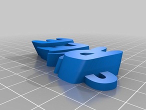 rylee keyfob organization customized 3d print model - Mito3D
