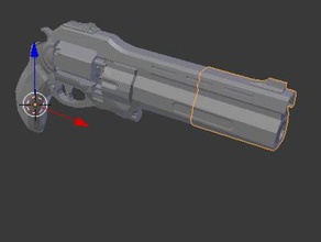 dernier mot segmenté vidéo jeux badass chick magnet destin de la fantaisie arme à feu bureau prop sci fi gratuite l'espace 3d print model - Mito3D