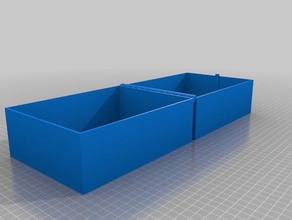 doos zeer mooie scharnier containers maat 3d print model - Mito3D