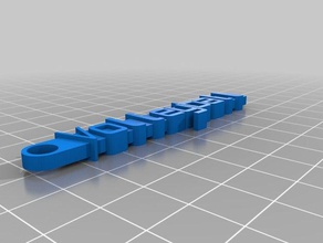 volleyball keychain organization customized 3d print model - Mito3D