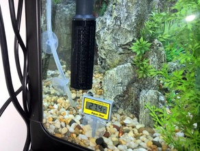 aquarium filter intake aqua one pets fish 3d print model - Mito3D