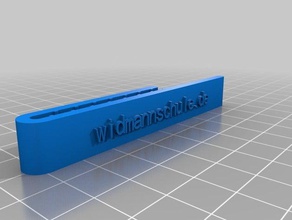 widmannschulede clipe os acessórios personalizado 3d print model - Mito3D