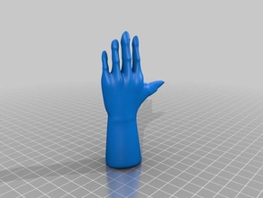 basic hand models 3dsmax anatomy body character creature monster 3d print model - Mito3D