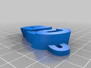 ctfu keyfob organizasyon özelleştirilmiş 3d print model - Mito3D