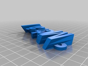 michael keyfob organization customized 3d print model - Mito3D