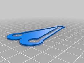heart clip 1-75 organization customized 3d print model - Mito3D