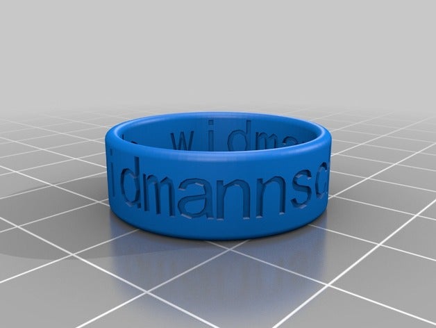 anel de 13 widmannschulede anéis personalizado 3D print model - Mito3D