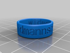 ring 14 widmannschulede anelli personalizzato 3d print model - Mito3D