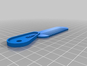 mi personalizados peine del pelo accesorios 3d print model - Mito3D