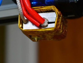 e3d kachel blok jas de printer delen blender hotend 3d print model - Mito3D