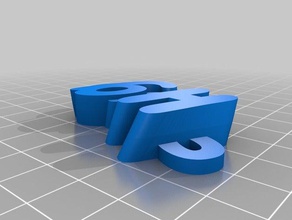 iara organização personalizado 3d print model - Mito3D