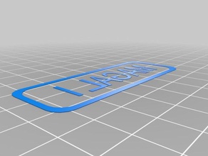 magali de borden logo ' s maat 3d print model - Mito3D